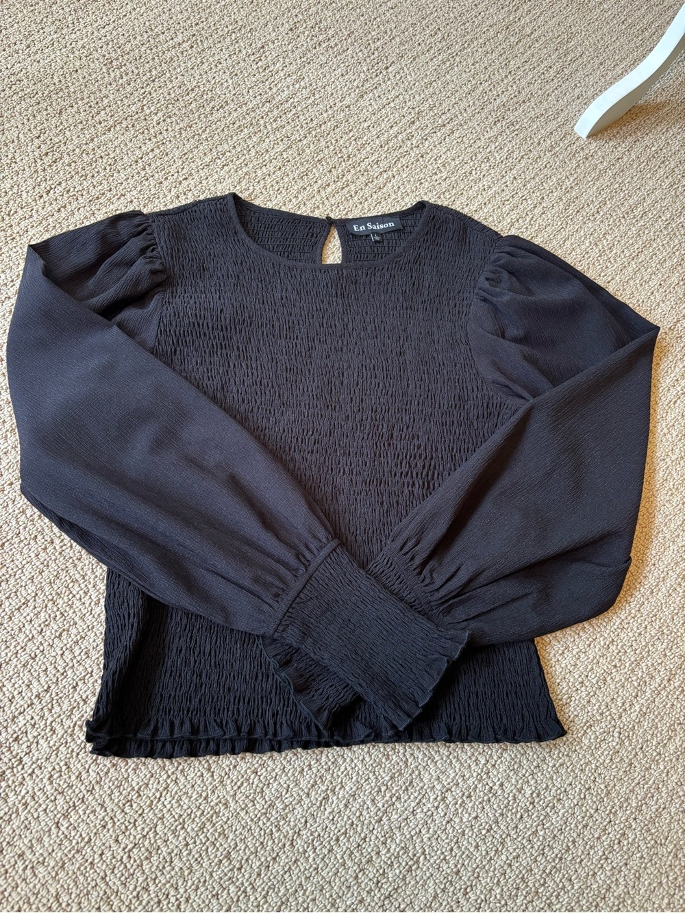 En Saison Black Blouse